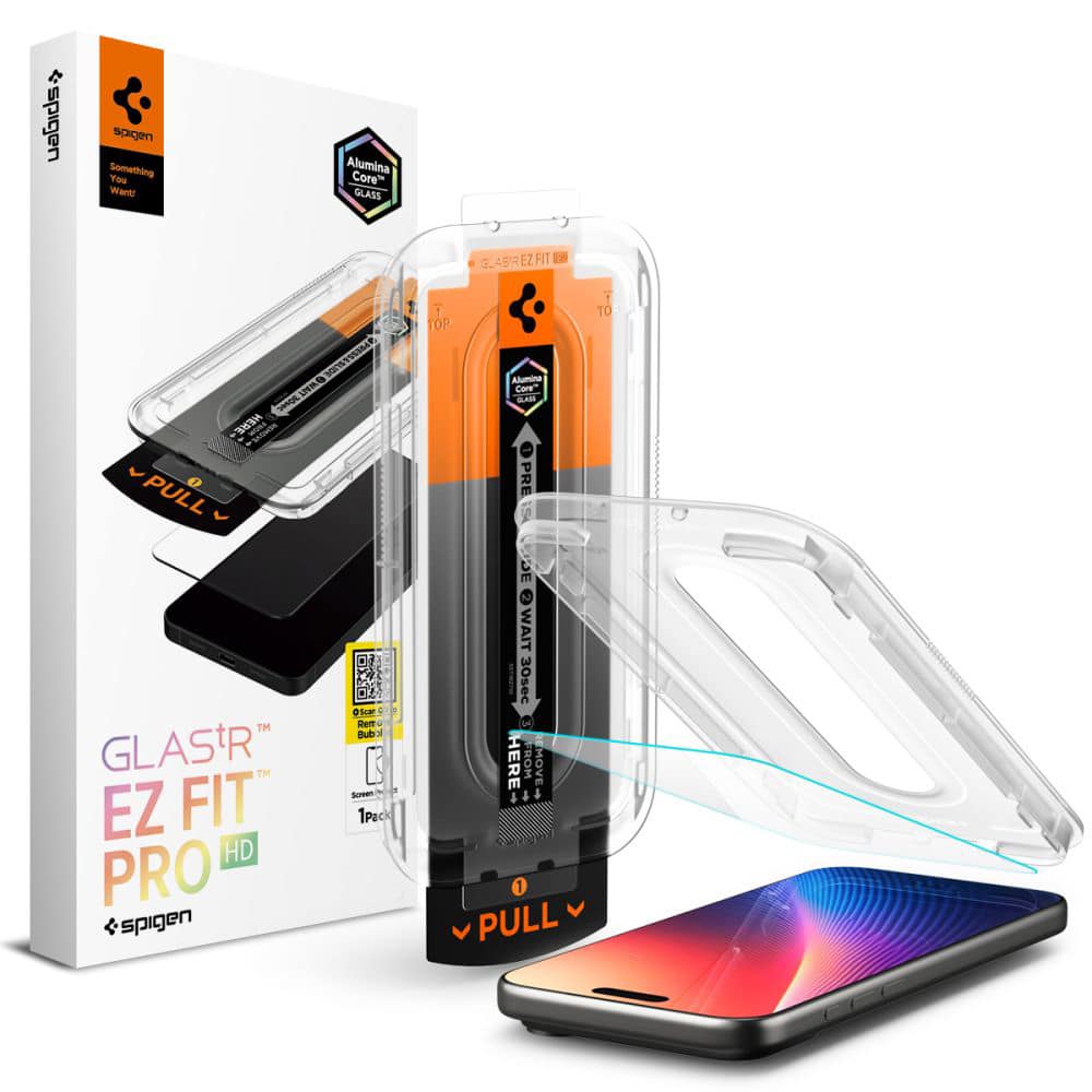 Φωτογραφία προϊόντος: Spigen Glas.tr EZ Fit Pro Τζαμάκι Προστασίας για iPhone 16 Pro Max/17 Pro Max
