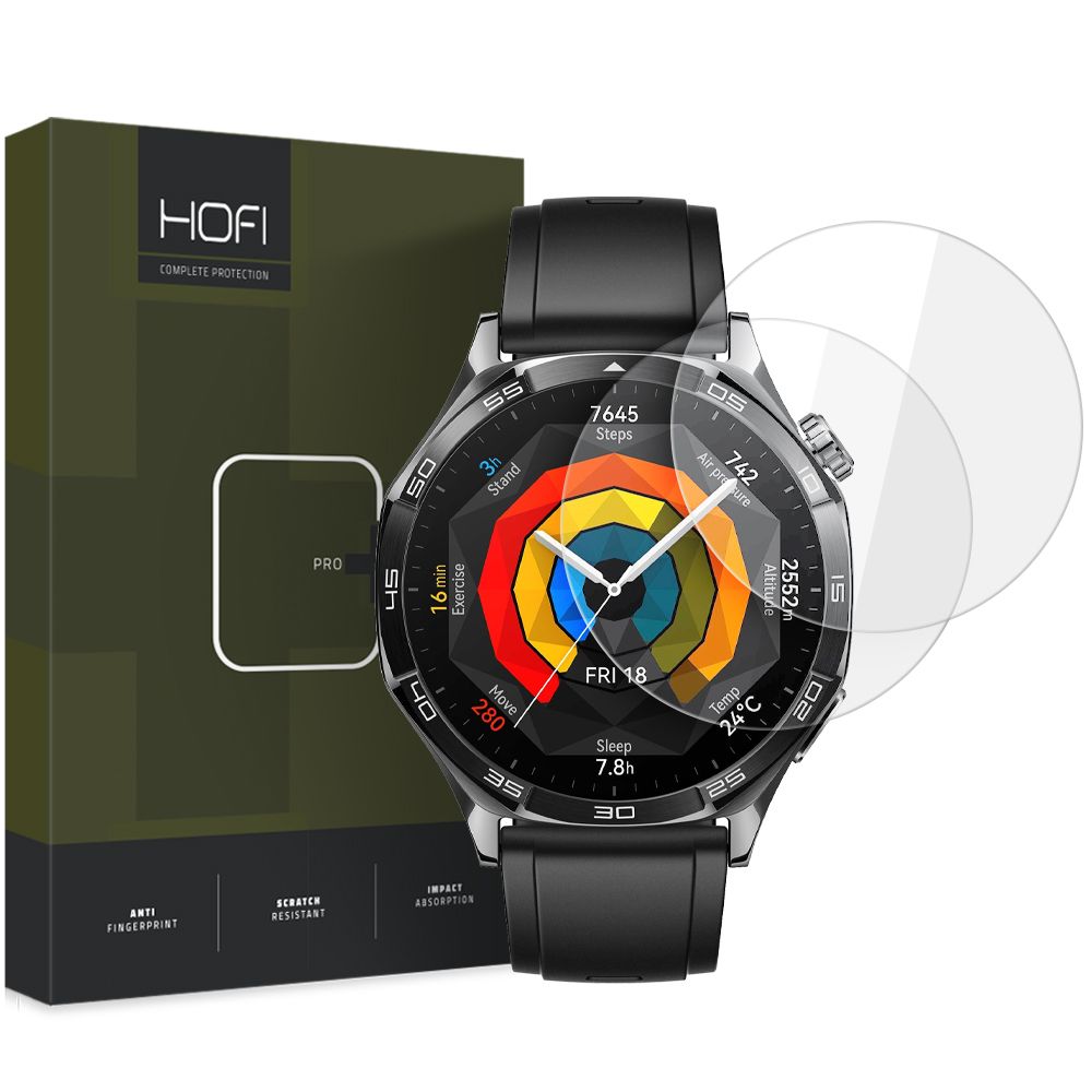Φωτογραφία προϊόντος: Hofi Glass Pro+ Τζαμάκι Προστασίας για Huawei GT5 46mm 2τμχ