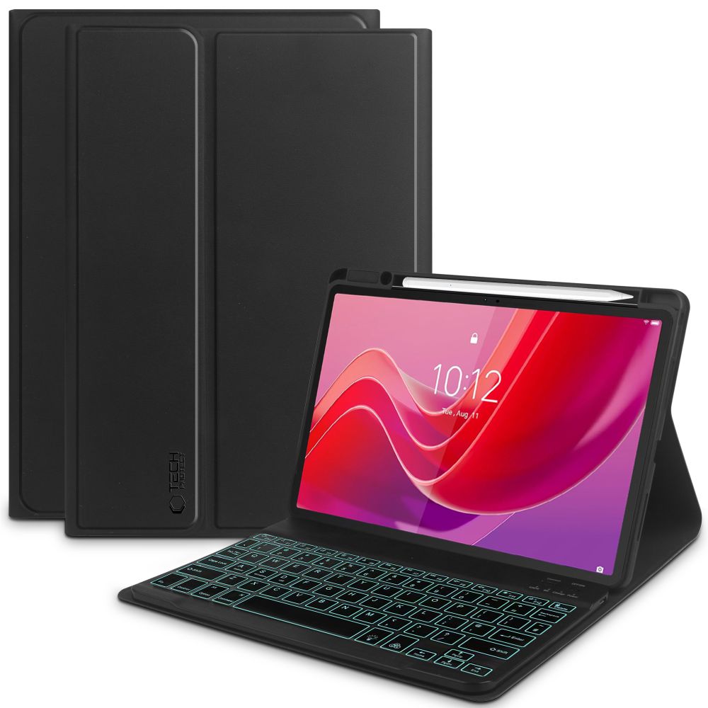 Φωτογραφία προϊόντος: Tech-Protect SC Pen Flip Cover Μαύρη Θήκη με Πληκτρολόγιο US για Lenovo Tab M11