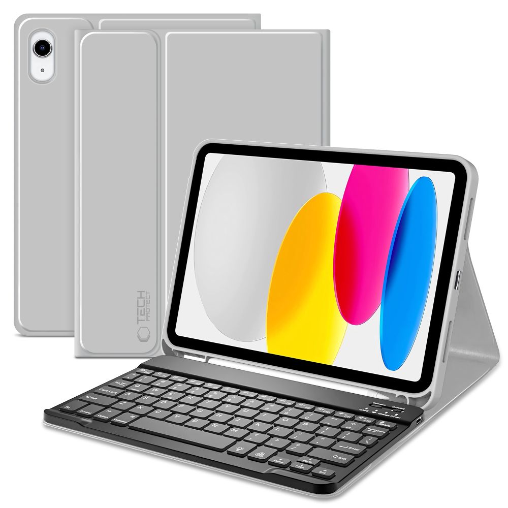 Φωτογραφία προϊόντος: Tech-Protect SC Pen Case με Πληκτρολόγιο για iPad 10.9" 2022 / iPad 2025 11" - Γκρι