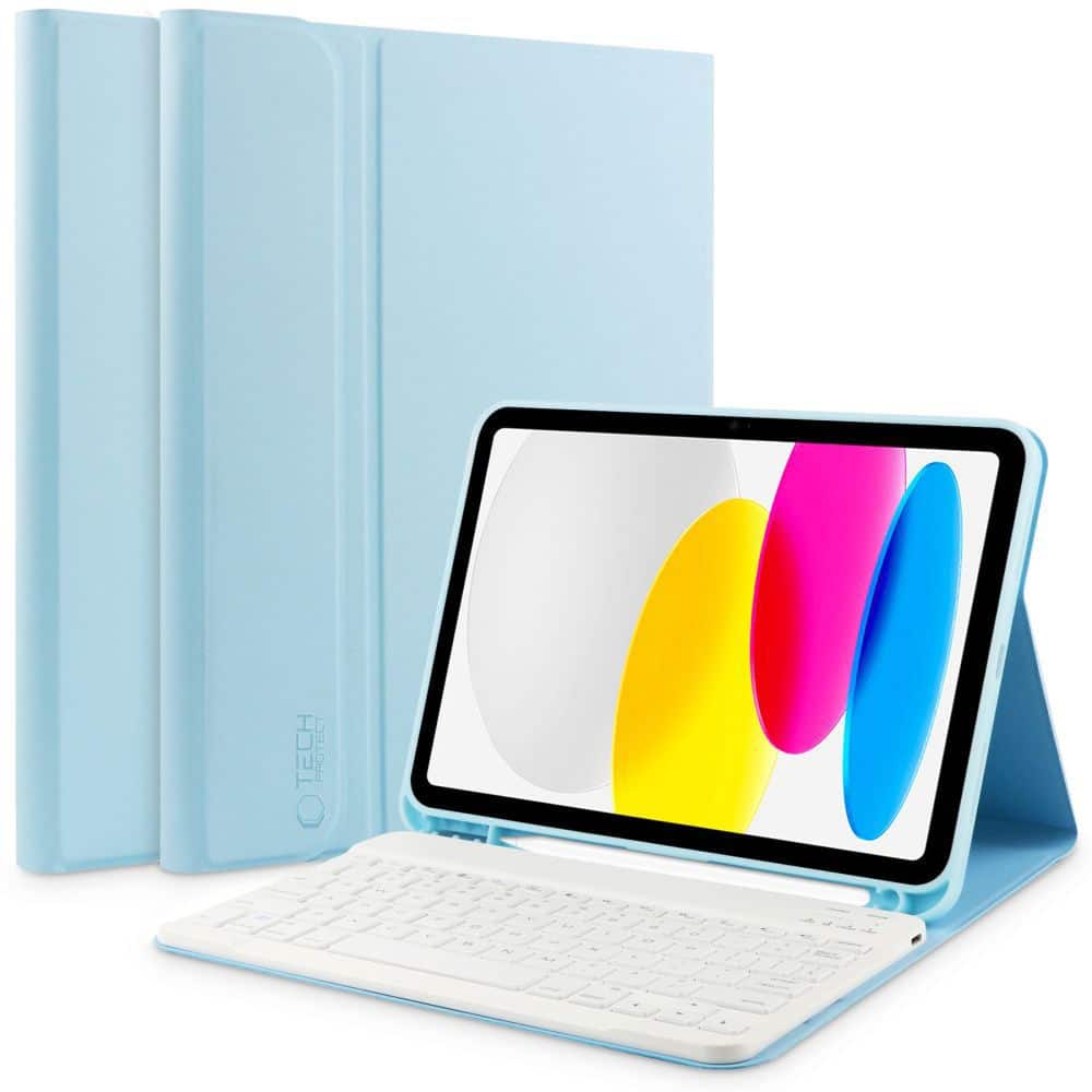 Φωτογραφία προϊόντος: Tech-Protect SC Pen Case με πληκτρολόγιο για iPad 10.9" 2022 / iPad 2025 11" - Sky Blue