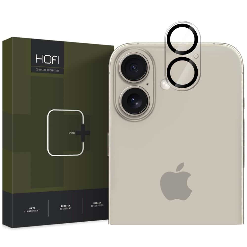 Φωτογραφία προϊόντος: Hofi FullCam Pro+ Διάφανο Τζαμάκι Κάμερας για iPhone 16/16 Plus