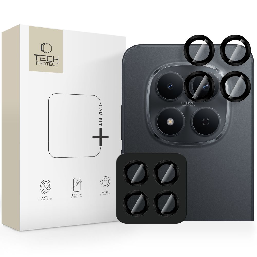 Φωτογραφία προϊόντος: Tech Protect Camring Fit+ Τζαμάκι Κάμερας για Redmi Note 15 Pro+ / Note 15 Pro 5G / Poco M8 Pro