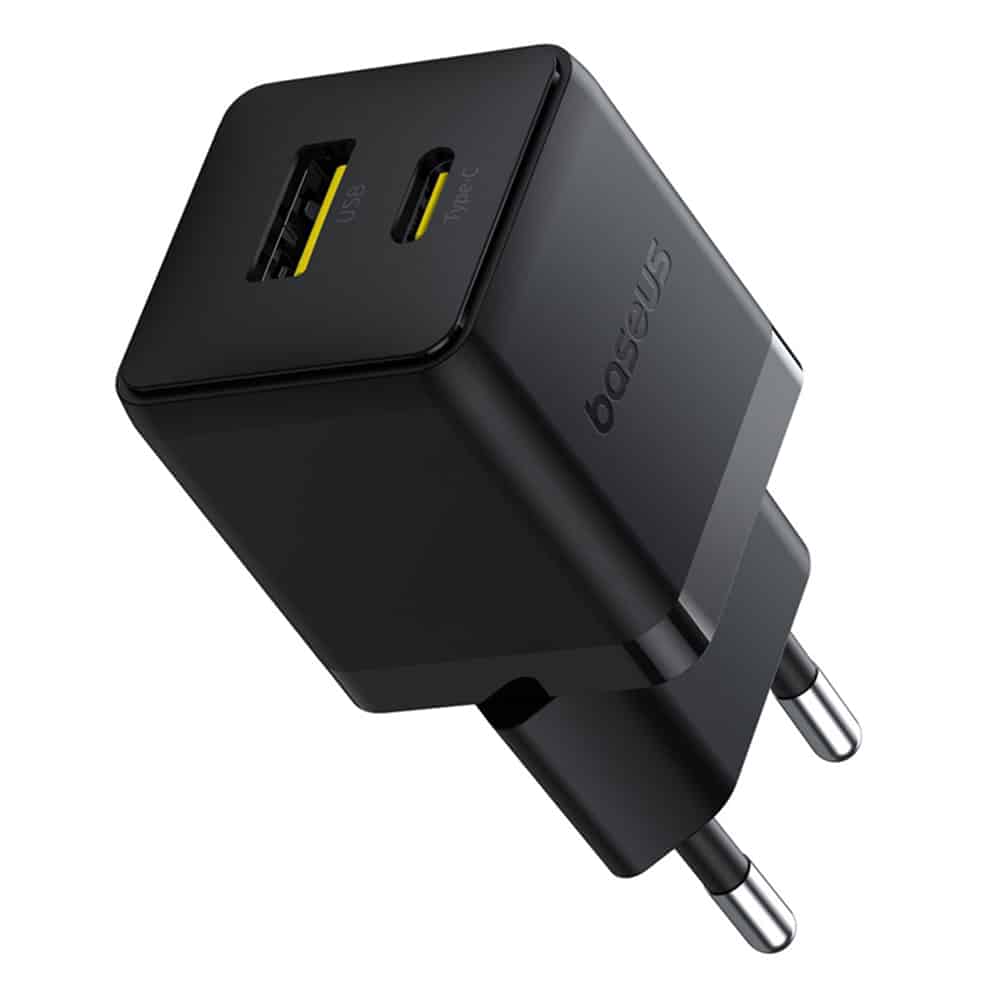 Φωτογραφία προϊόντος: Baseus Wall Palm Φορτιστής 2 σε 1 30W - Μαύρο
