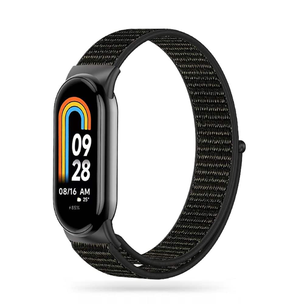 Φωτογραφία προϊόντος: Tech-Protect Nylon Λουράκι για Xiaomi Smart Band 8/8/10 NFC - Μαύρο
