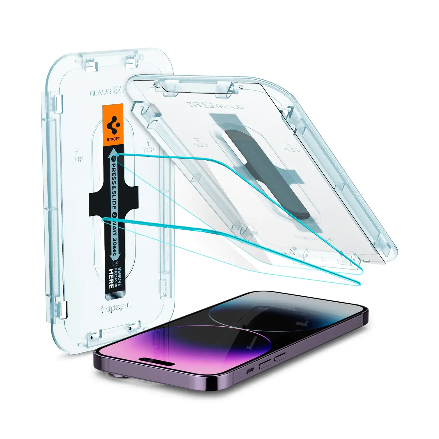 Φωτογραφία προϊόντος: Spigen EZ Fit GlastR Τζαμάκι Προστασίας για iPhone 14 Pro Max 2τμχ