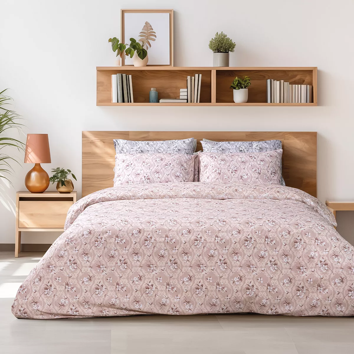 Φωτογραφία προϊόντος: Σεντόνια Μονά Σετ Beauty Home Cays 12189 Salmon - ΧΩΡΙΣ ΛΑΣΤΙΧΟ 170x260