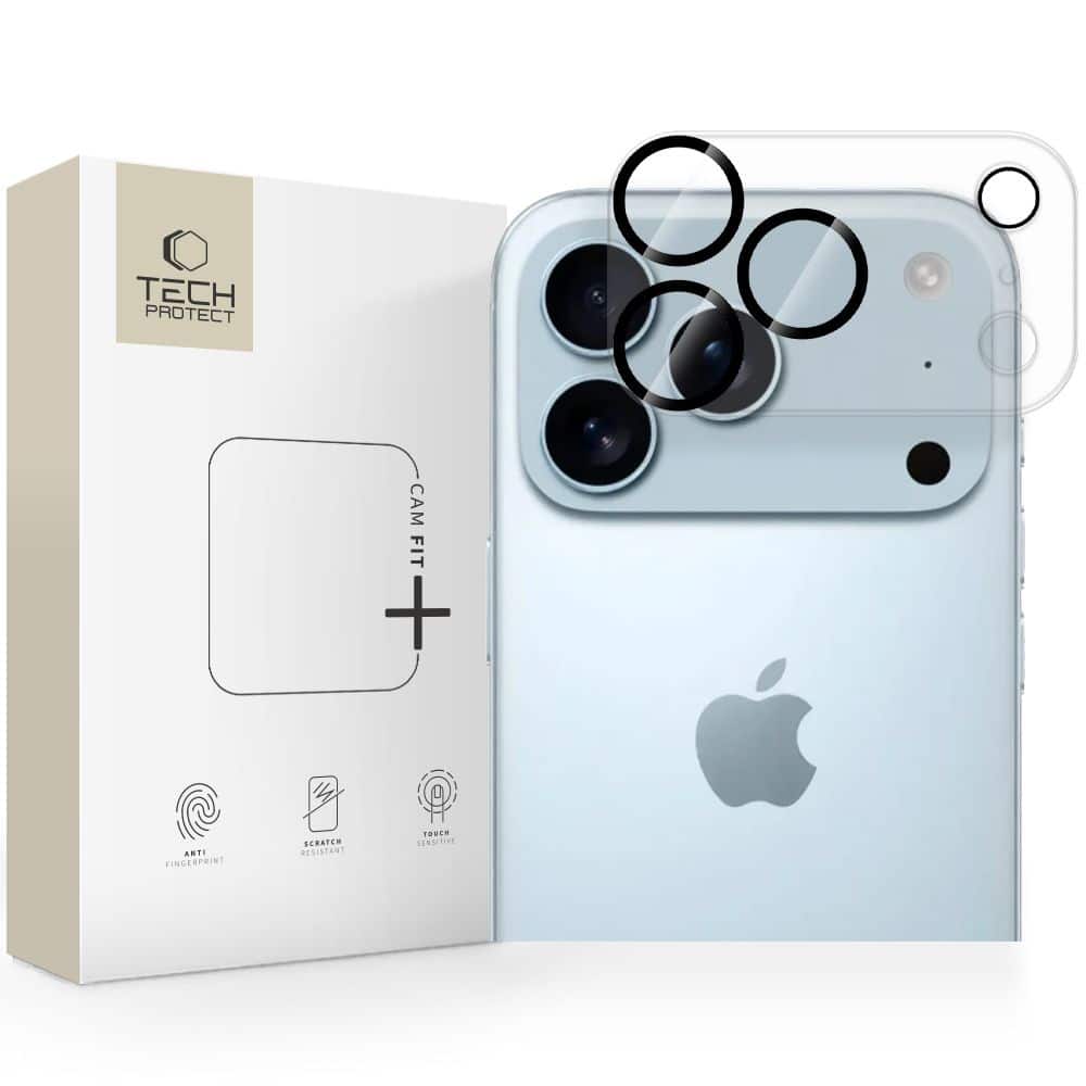 Φωτογραφία προϊόντος: Tech-Protect Cam Fit+ Τζαμάκι Καμερών για iPhone 17 Pro