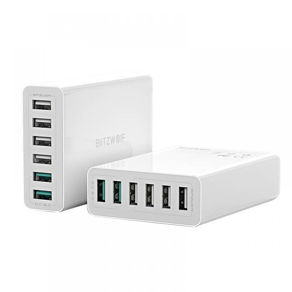 Φωτογραφία προϊόντος: Blitzwolf BW-S15 Φορτιστής με 6x USB-A QC 3.0 60W