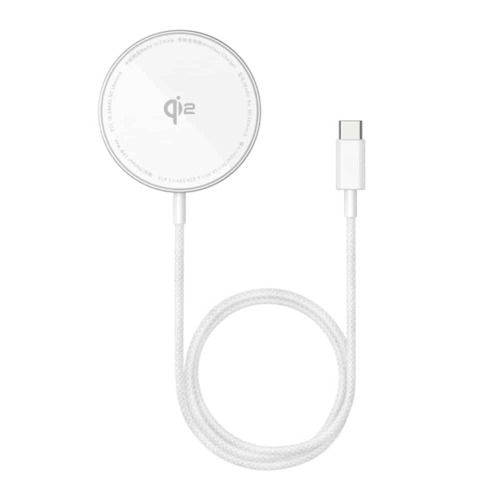 Φωτογραφία προϊόντος: Baseus Simple Mini4 Air Magnetic Qi2 Ασύρματος Φορτιστής (Λευκό)