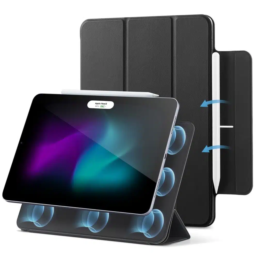Φωτογραφία προϊόντος: ESR Rebound Magnetic Flip Cover Μαύρη Θήκη για iPad Pro 2024 11"