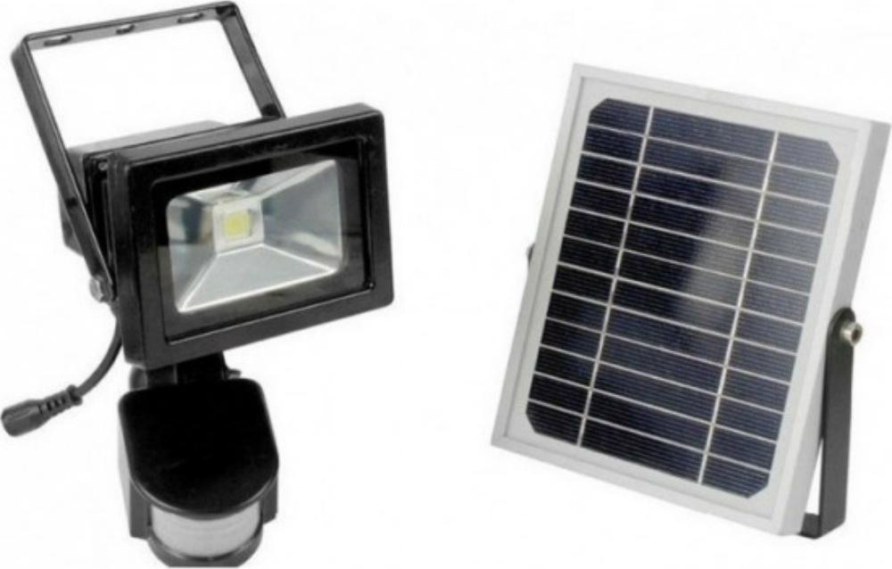 Φωτογραφία προϊόντος: Ηλιακός Προβολέας LED 20W με Αισθητήρα Κίνησης και Φωτοβολταϊκό Συλλέκτη PR-SOLAR-20