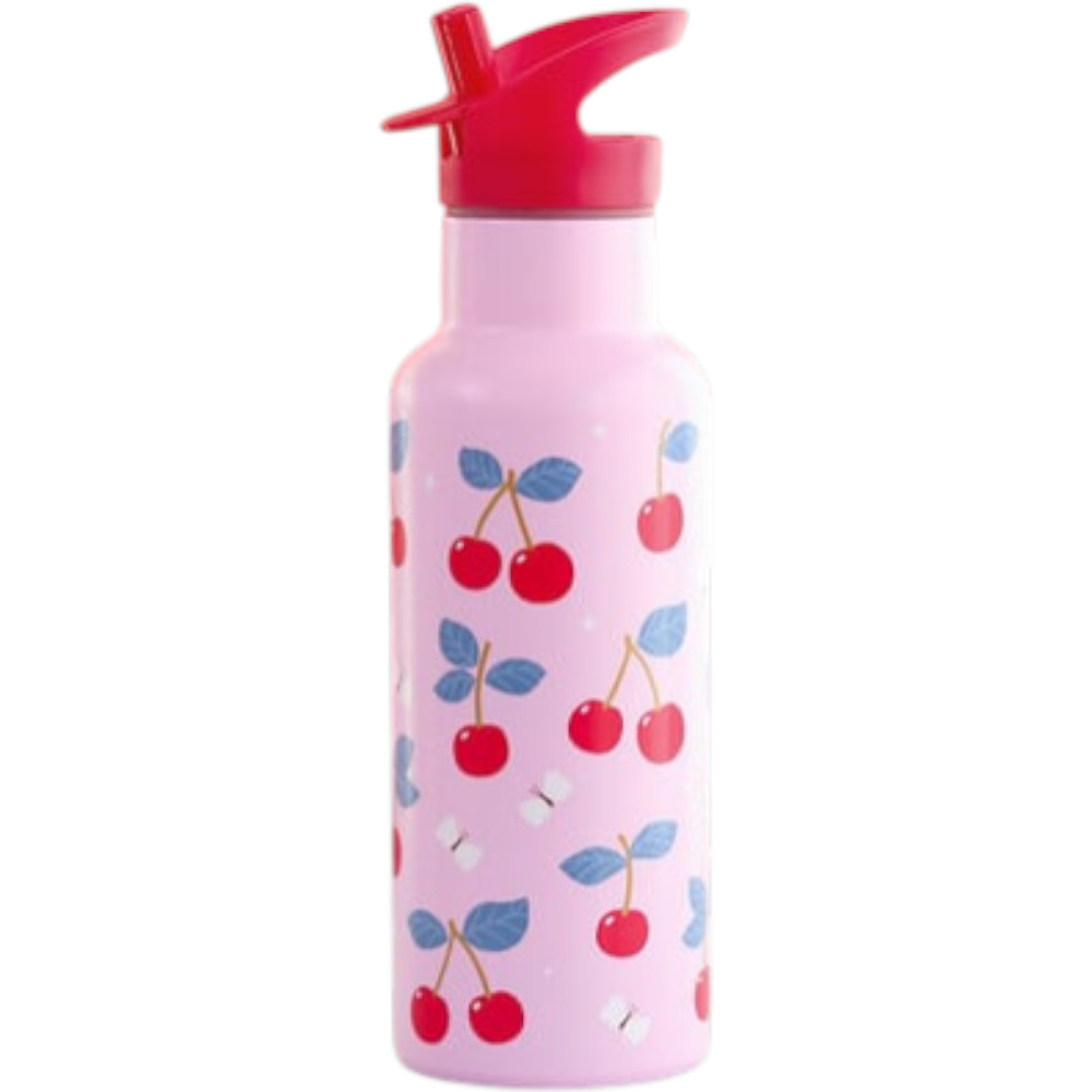 Φωτογραφία προϊόντος: Pink Cherries- XL Μπουκάλι με διπλό τοίχωμα από ανοξείδωτο ατσάλι 500ml- A Little Lovely Company