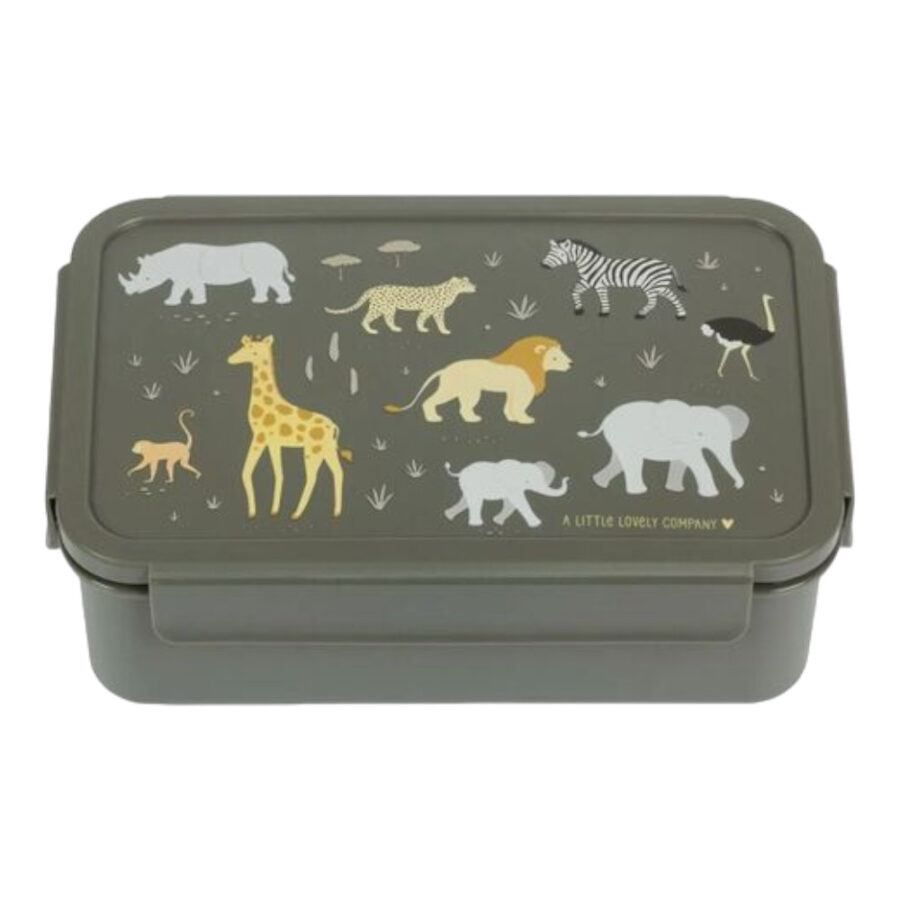 Φωτογραφία προϊόντος: A little lovely company Δοχείο φαγητού Bento Lunch box: Savanna