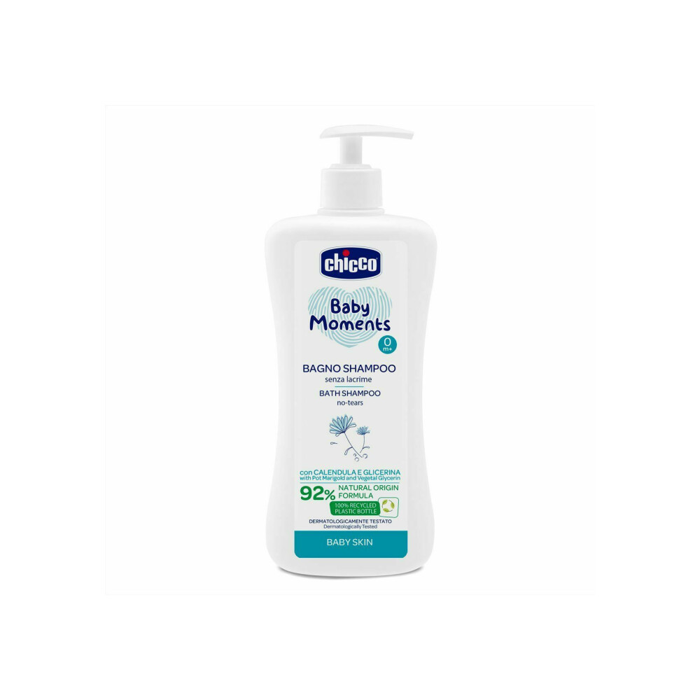 Φωτογραφία προϊόντος: Chicco Baby Moments Σαμπουάν για 0m+ 500ml με Αντλία