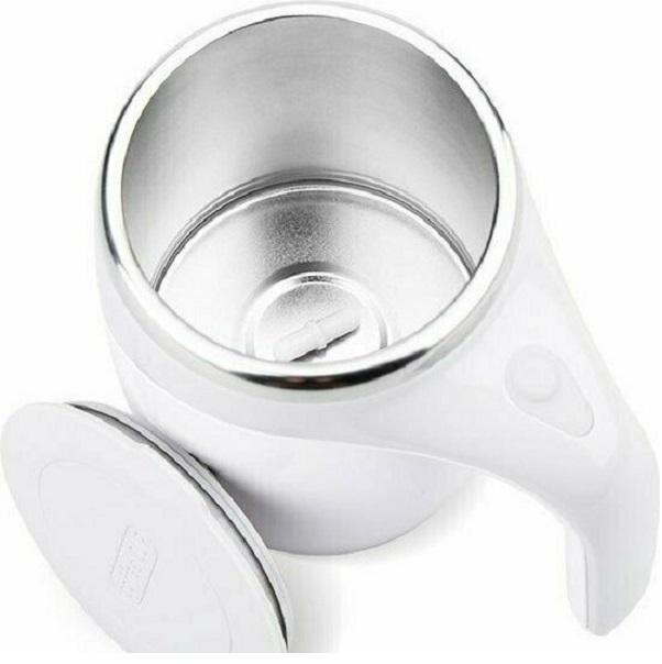Φωτογραφία προϊόντος: DITIM Self-Stirring Mug Thermo Stainless Steel 380ml White DTM-630