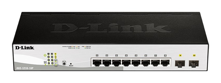 Φωτογραφία προϊόντος: D-LINK SWITCH DGS-1210-10P 10 Ports 10/100/1000Mbps PoE