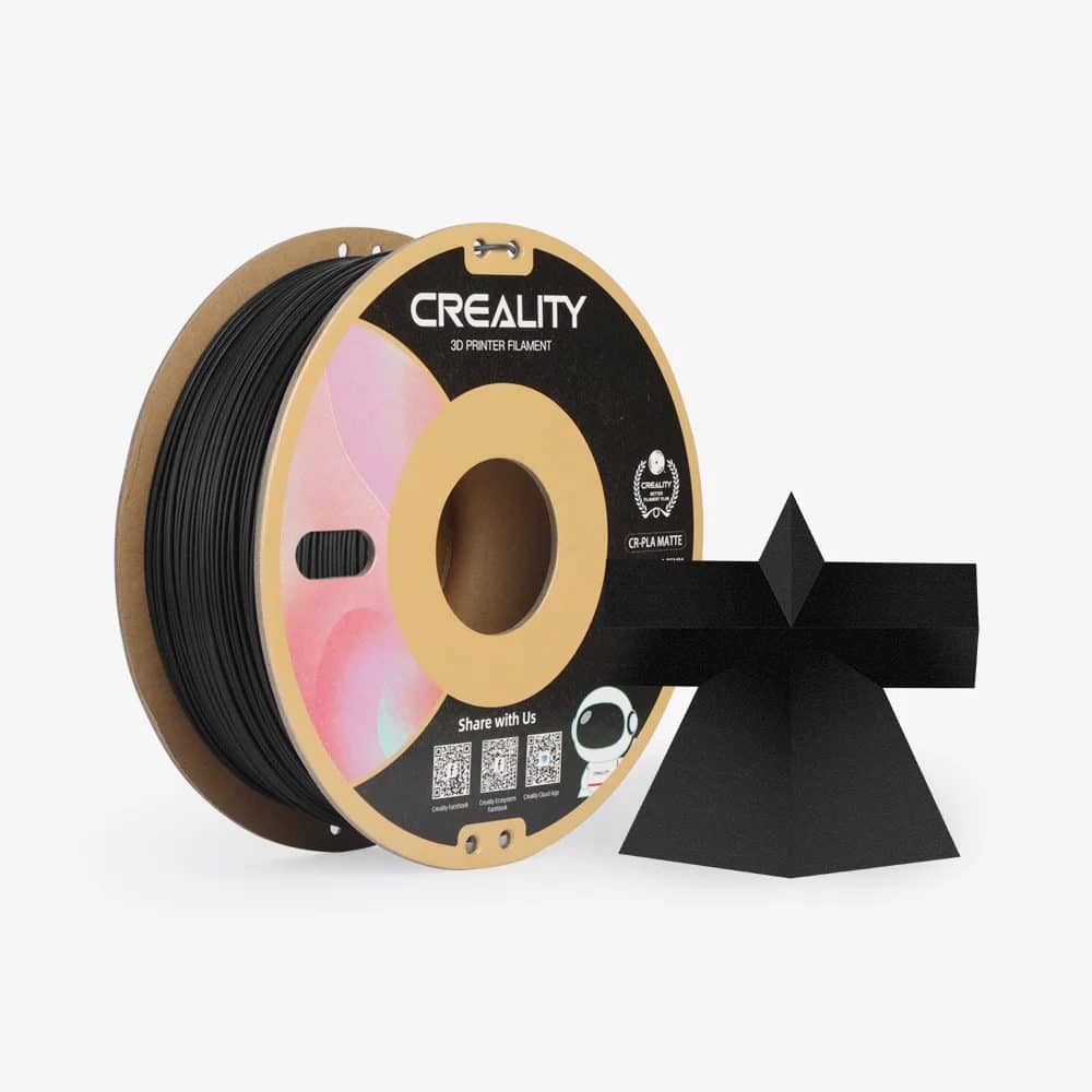Φωτογραφία προϊόντος: CREALITY CR-PLA Matte Black, 3D Printer Filament 1 kg Spool,1.75mm (3301010297)