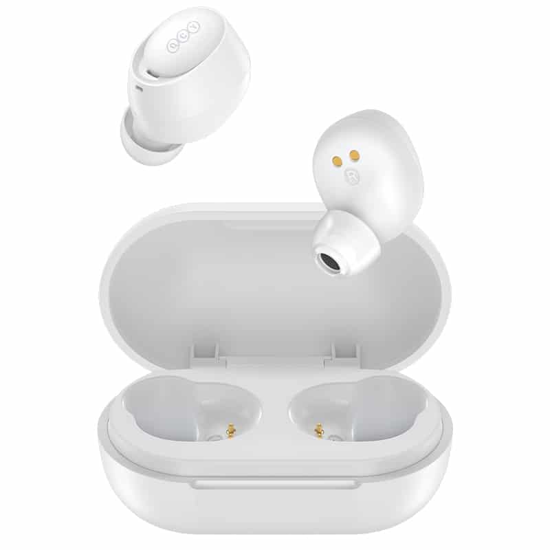 Φωτογραφία προϊόντος: QCY Arcbuds Lite T27 White, Bluetooth 5.3 ENC IPX4 Sweatpfoof 8h - 32h battery, 68ms latency