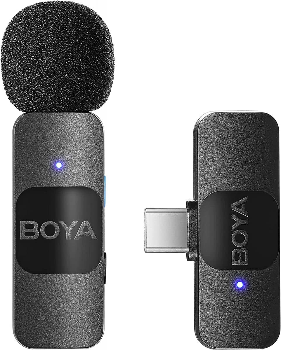 Φωτογραφία προϊόντος: BOYA BY-V10 Ultracompact 2.4Ghz Wireless Lavalier Microphone USB-C Connection (BY-V10)