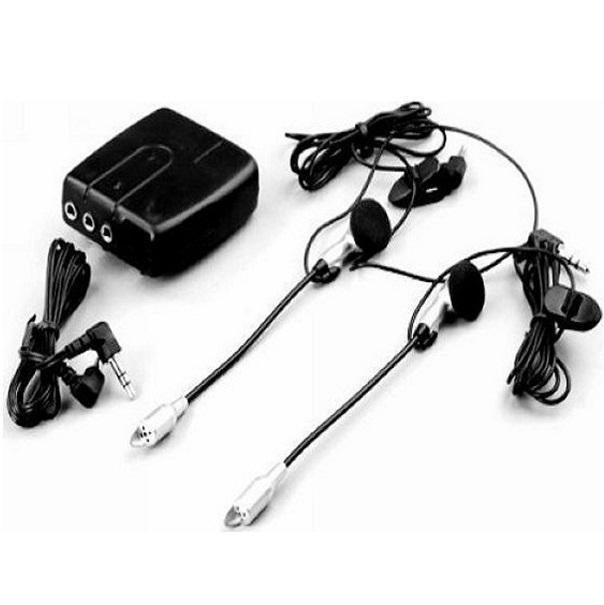 Φωτογραφία προϊόντος: Handsfree Σύστημα Ενδοεπικοινωνίας Μηχανής Ενσύρματο για 2 Κράνη OEM-256