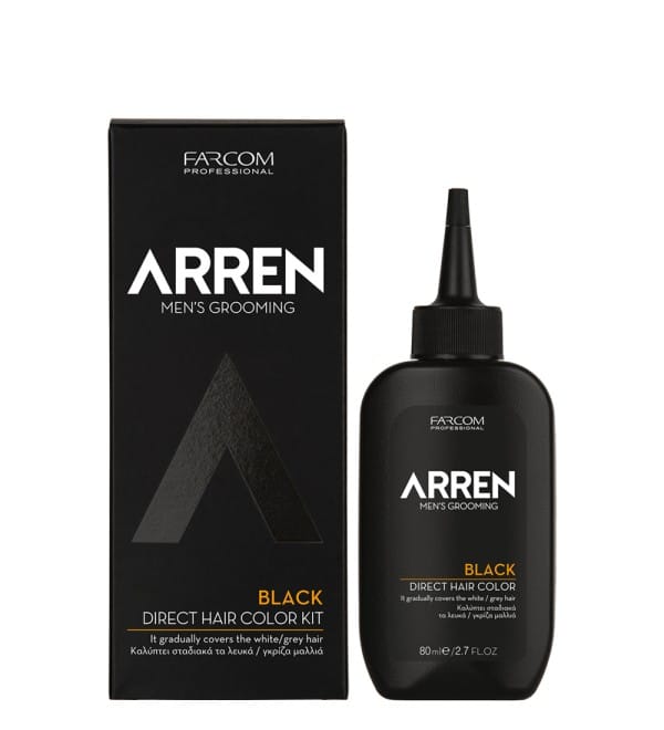 Φωτογραφία προϊόντος: Farcom Arren Direct Hair Color Kit Black 80ml