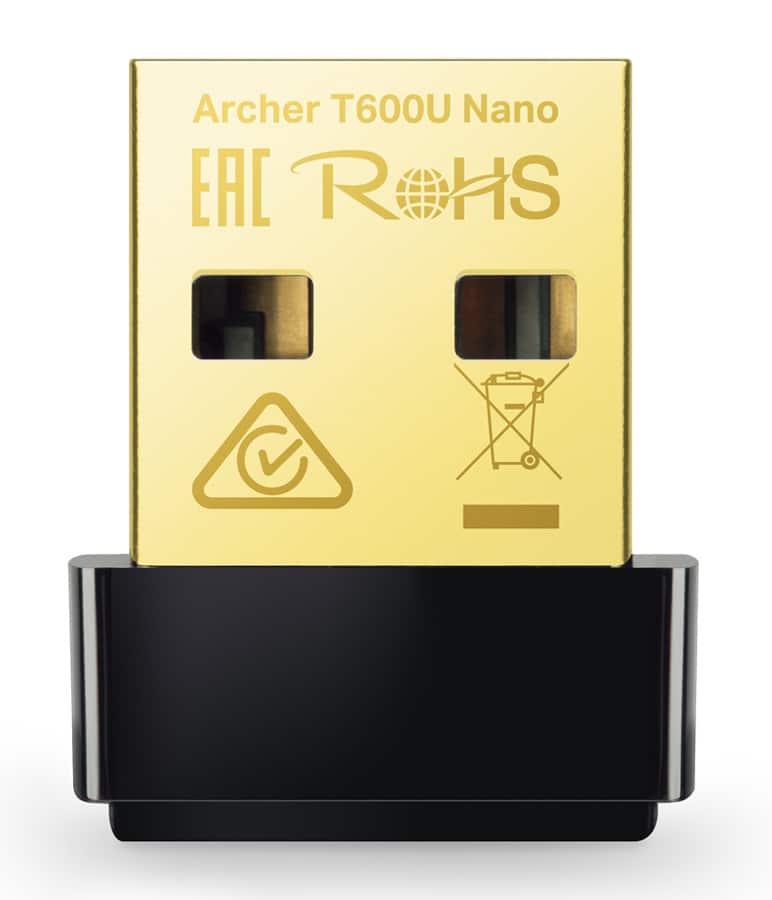 Φωτογραφία προϊόντος: Tp-Link AC600 Nano Wireless USB Adapter (Archer T600U Nano)