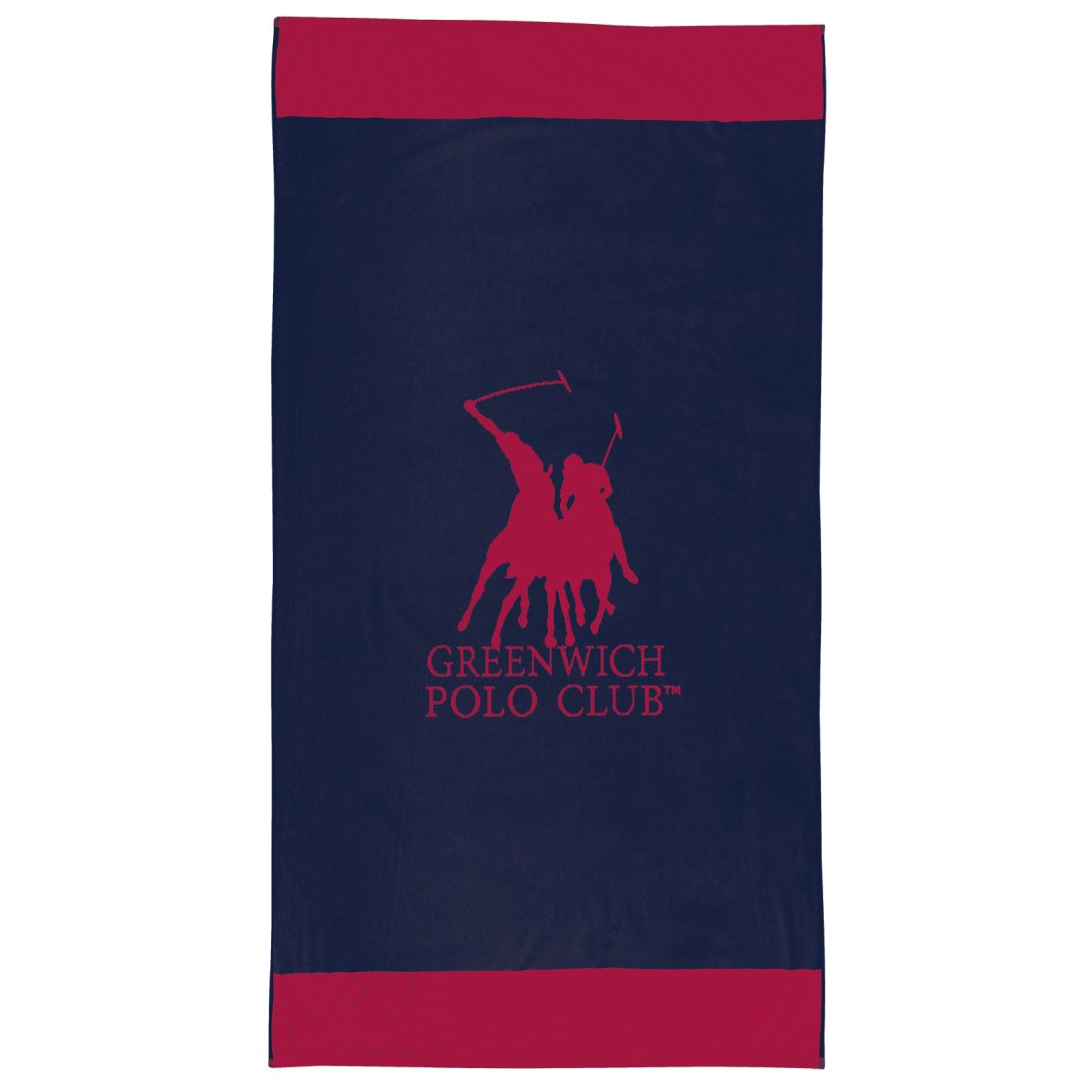Φωτογραφία προϊόντος: Greenwich Polo Club Greenwich Polo Πετσέτα Θαλάσσης 90X170 4048 Μπλε-Κόκκινο