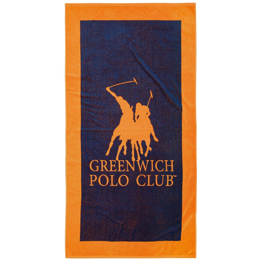 Φωτογραφία προϊόντος: Greenwich Polo Club Greenwich Polo Πετσέτα Θαλάσσης 90X180 4003 Μπλε Πορτοκαλί