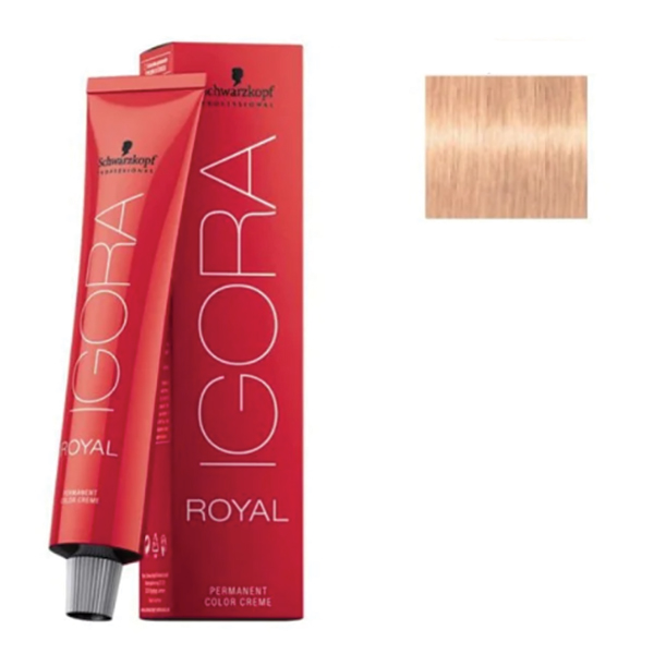 Φωτογραφία προϊόντος: Schwarzkopf Professional Igora Royal 9,5-49 Ξανθό Ιβουάρ Μπεζ Βιολέ 60ml