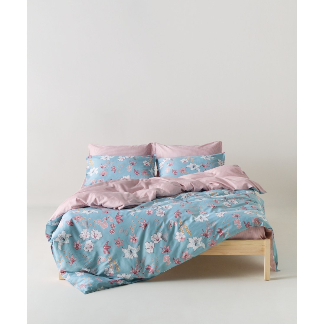 Φωτογραφία προϊόντος: Σεντόνια King Size Σετ Kentia Darlyn Blue 270x270