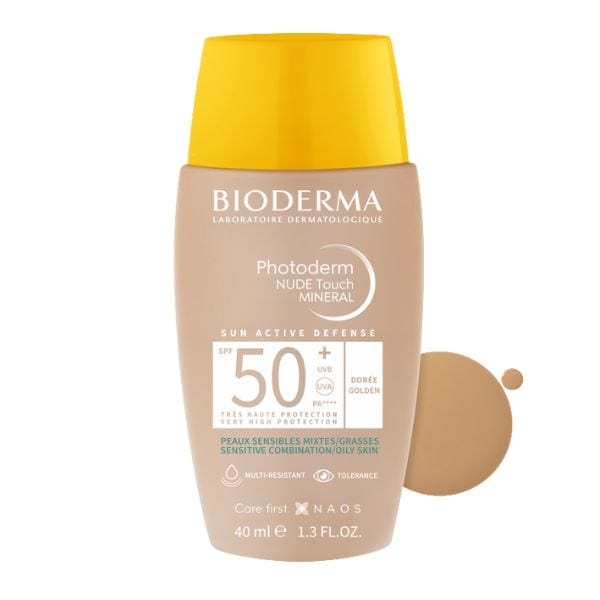 Φωτογραφία προϊόντος: Bioderma Photoderm Nude Touch Αντηλιακό Προσώπου με Χρώμα Golden SPF50 40ml