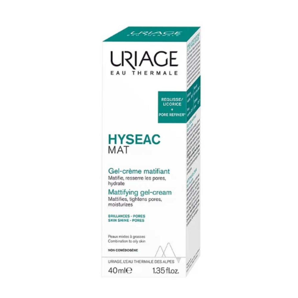Φωτογραφία προϊόντος: Uriage Eau Thermale Hyseac Mat Gel-Cream Κρέμα για Μάτ Αποτέλεσμα 40ml