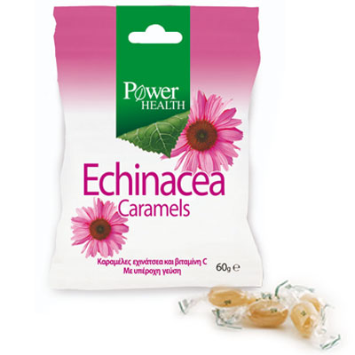 Φωτογραφία προϊόντος: Power Health Caramels Echinacea Καραμέλες Εχινάτσια Και Βιταμίνη C Για Ενίσχυση Του Ανοσοποιητικού Συστήματος 60gr