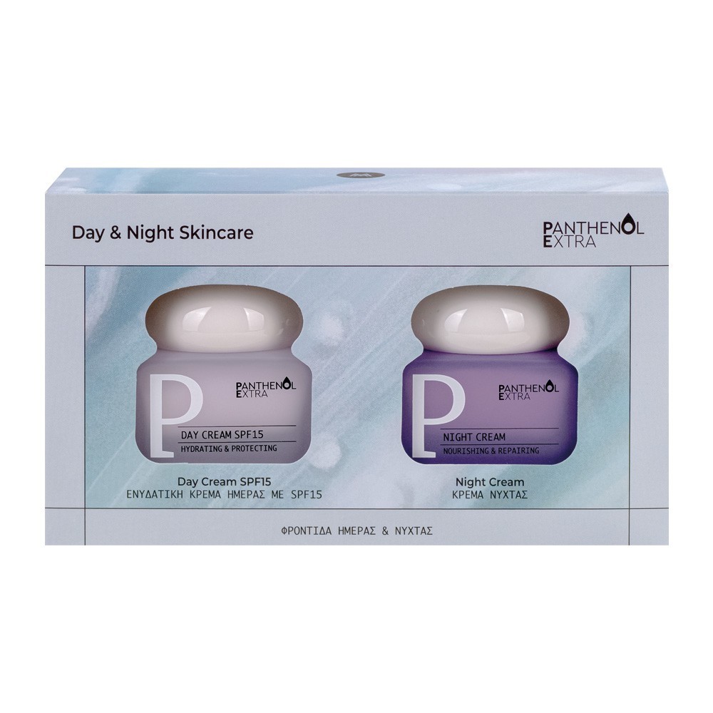 Φωτογραφία προϊόντος: Panthenol Extra Day & Night Skincare Set Κρέμα Ημέρας με SPF15 50ml & Κρέμα Νύχτας 50ml