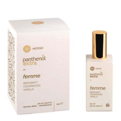 Φωτογραφία προϊόντος: Panthenol Extra Femme Bergamot Cedarwood Vanilla Eau de Toilette 50ml Γυναικείο Άρωμα