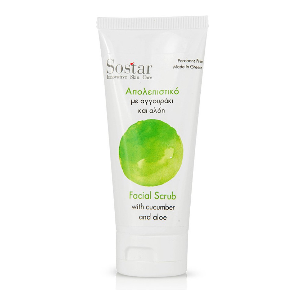Φωτογραφία προϊόντος: Sostar Peeling Προσώπου Με Αγγουράκι Και Αλόη 75ml