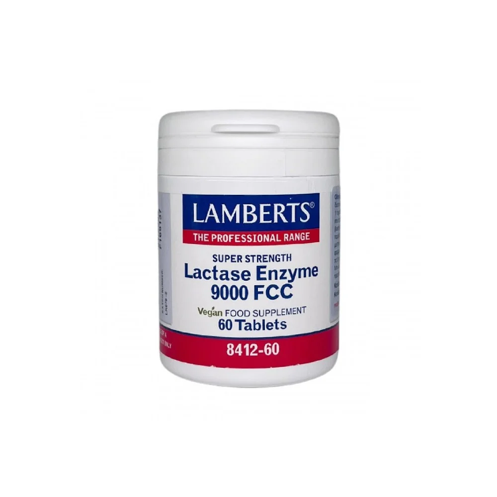 Φωτογραφία προϊόντος: Lamberts Lactase Enzyme 9000 FCC Vegan 60 δισκία