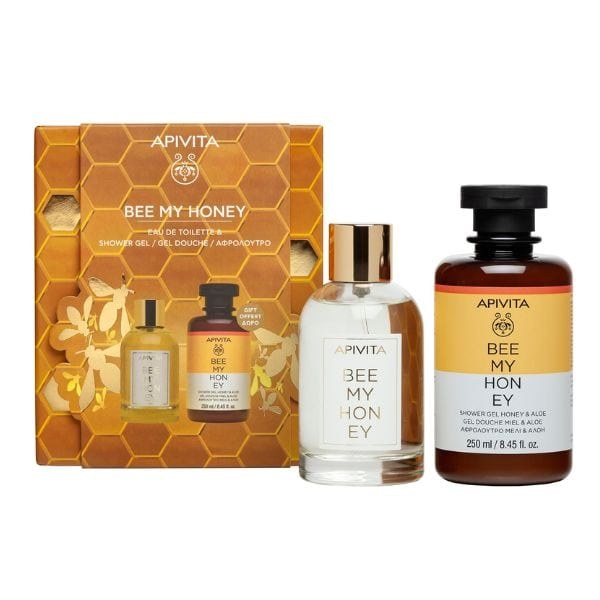 Φωτογραφία προϊόντος: Apivita XMAS PROMO PACK Bee My Honey Eau De Toilette Άρωμα 100ml & Αφρόλουτρο 250ml