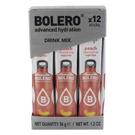 Φωτογραφία προϊόντος: BOLERO DRINKS BOLERO Ροδάκινο - Χυμός Σε Σκόνη για 0,5LT (Κουτί των 12x3gr)
