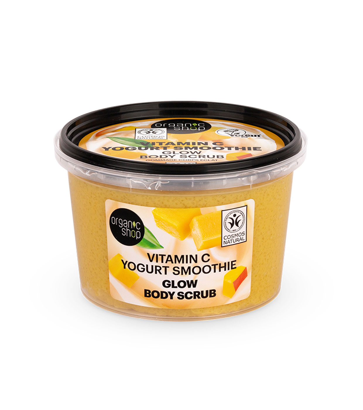 Φωτογραφία προϊόντος: Natura Siberica Organic Shop Vitamin C Yogurt Smoothie Glow Body Scrub Aπολεπιστικό Σώματος 250ml