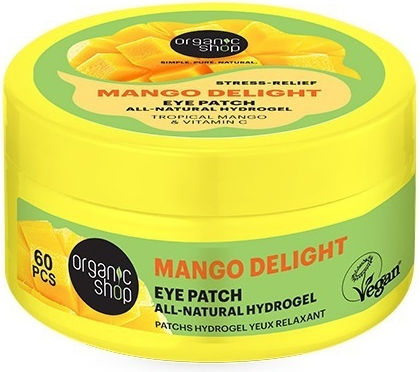 Φωτογραφία προϊόντος: Natura Siberica Organic Shop Mango Delight Stress Relief Natural Eye Patches 60τεμ