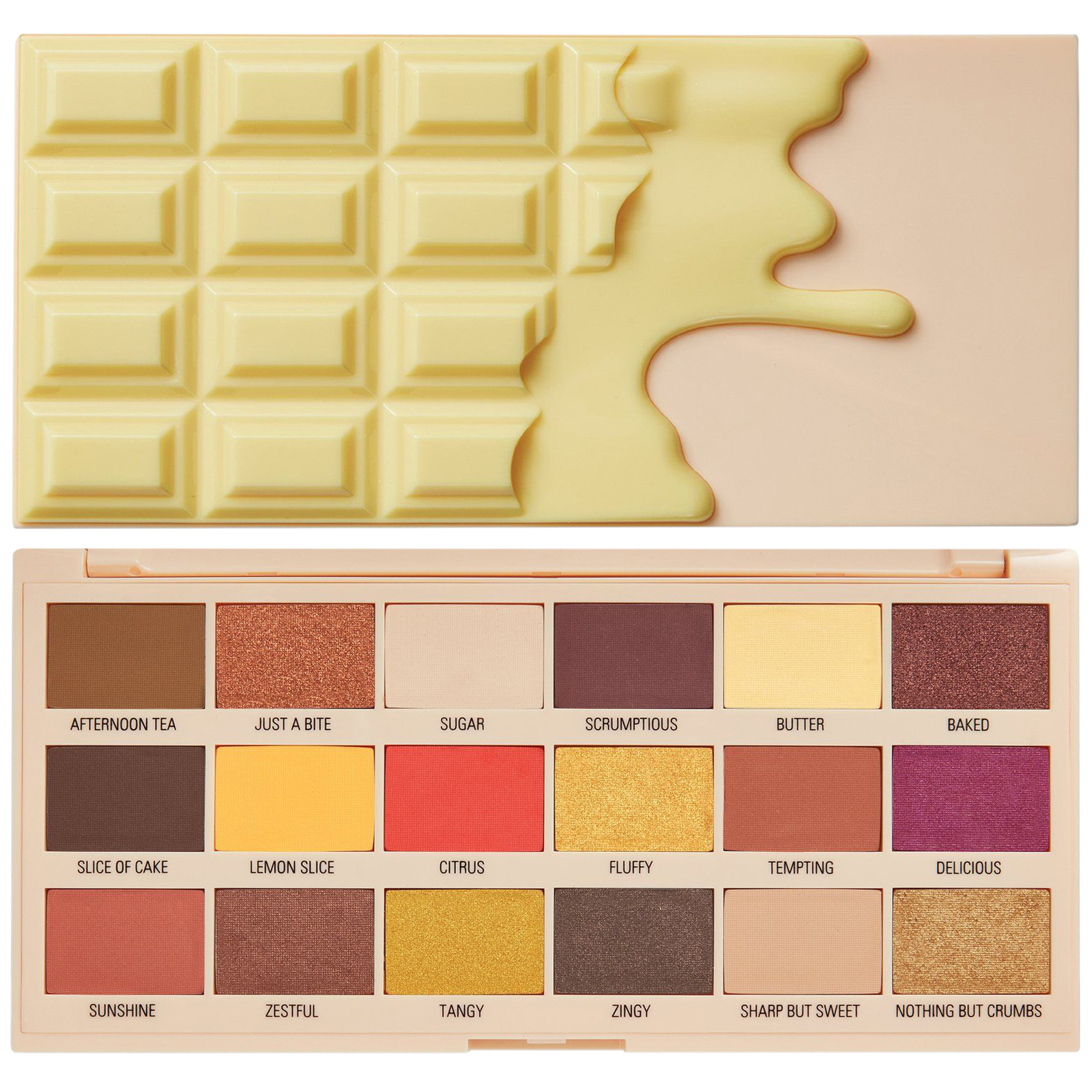Φωτογραφία προϊόντος: Revolution Beauty I Heart Chocolate Παλέτα με Σκιές Ματιών Lemon Drizzle 22gr