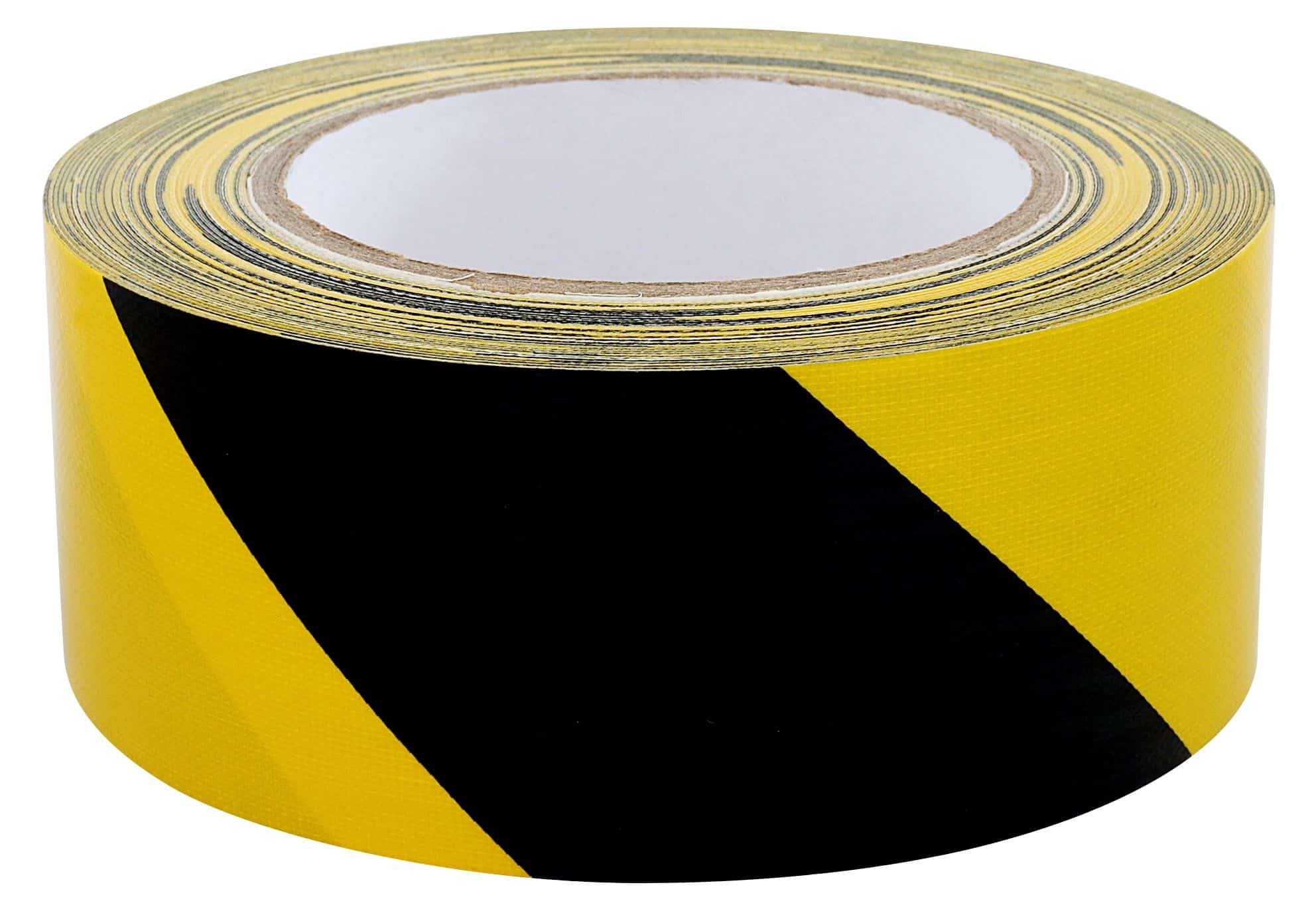Φωτογραφία προϊόντος: ALLCOLOR GAFFER-TAPE Cloth-Warning-Tape - 50mm x 25m black / yellow