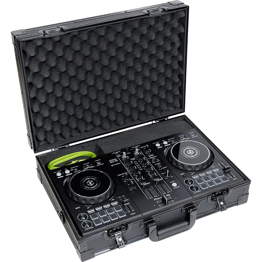 Φωτογραφία προϊόντος: WALKASSE W-CONTROL-SB Flight case Pick n Pluck foam DDJ-FLX4, 400, S2MK3, PRIME GO.., Black.