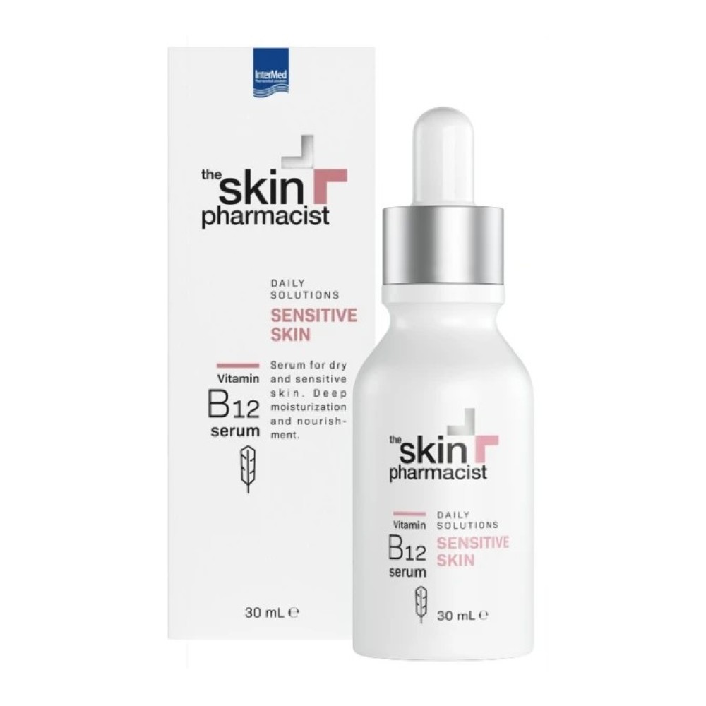 Φωτογραφία προϊόντος: The Skin Pharmacist Sensitive Skin Vitamin B12 Serum Ενυδατικός Ορός Προσώπου για Ξηρές - Ευαίσθητες Επιδερμίδες, 30ml
