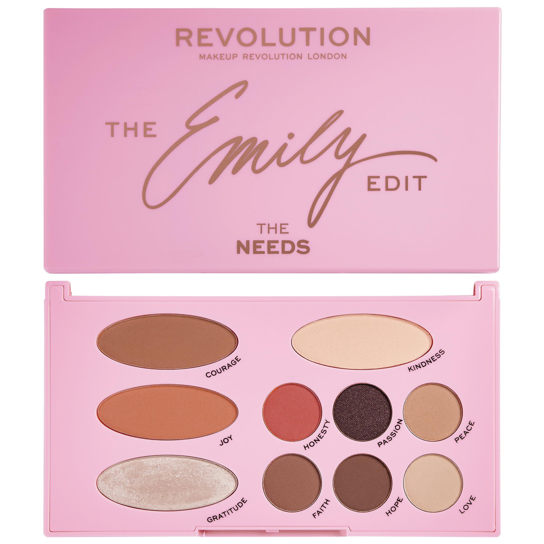 Φωτογραφία προϊόντος: Revolution Beauty x Emily Edit The Needs Παλέτα Μακιγιάζ για Πρόσωπο & Μάτια 13.2gr