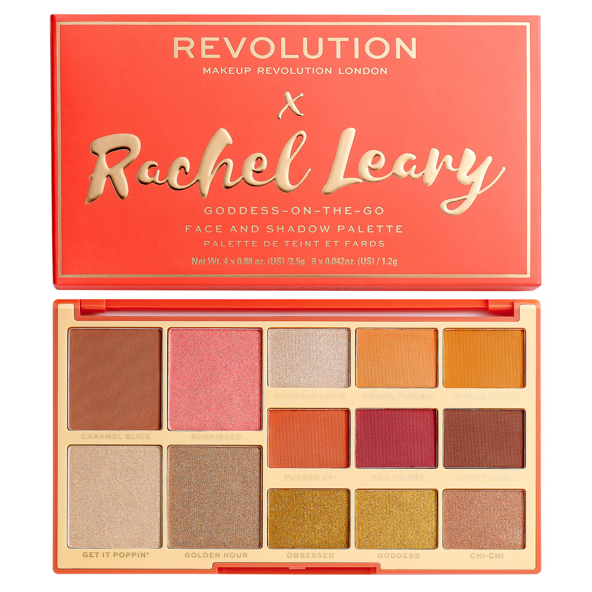 Φωτογραφία προϊόντος: Revolution Beauty X Rachel Leary Goddess On The Go Palette 20,8gr