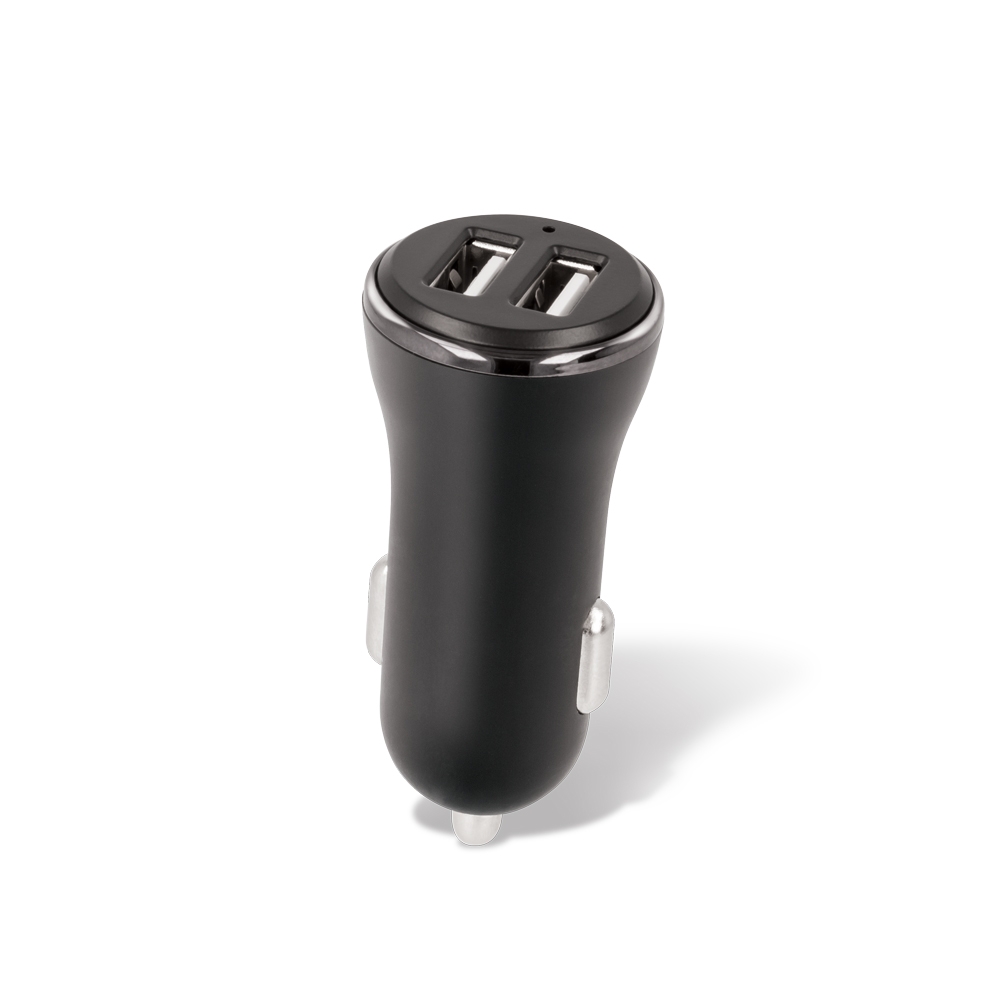 Φωτογραφία προϊόντος: FOREVER MOBILE Forever Dual USB Car Charger 2.4A Black (GSM034097)