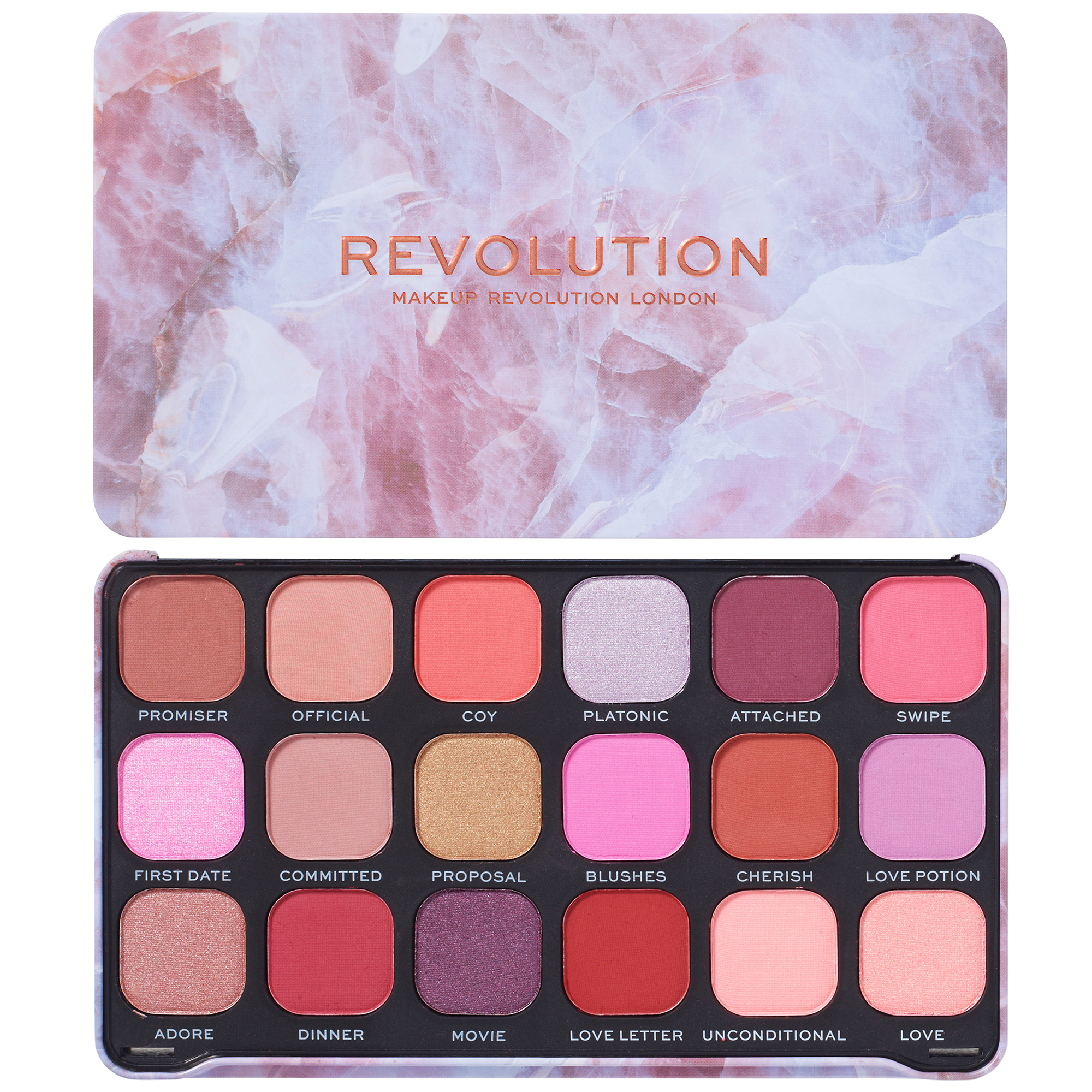 Φωτογραφία προϊόντος: Revolution Beauty Forever Flawless Παλέτα με Σκιές Ματιών - Unconditional Love 19,8gr